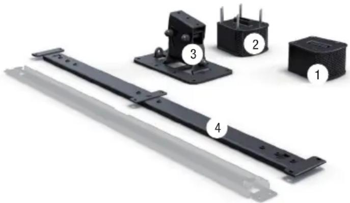 LD Systems MAUI G2 SPS - Installations-Set mit Kipp- und Schwenkmechanismus fur die Wandmontage der MAUI11G2 und MAUI28G2 Lautsprechersäulen - 1