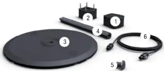 LD Systems MAUI G2 SPS - Set de ples de soporte para las columnas de altavoces MAUI11G2 y MAUI28G2 - 1