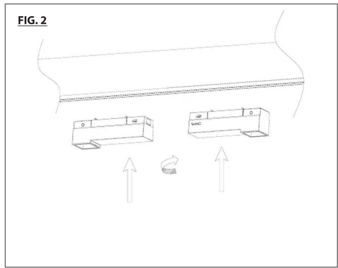 WAC Lighting VENTRIX S2SD - FIXTURE INSTALLATION TO VENTRIX SYSTEM: - 2
