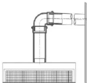 Klarstein Royal Flush Eco Slim - Exhaust air pipe - 2