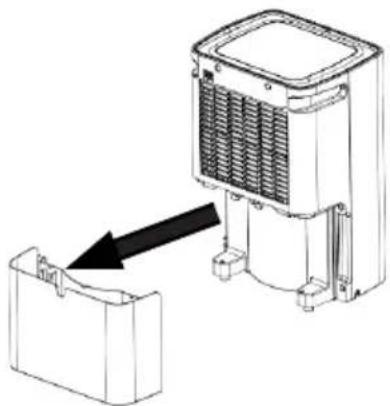 Klarstein CircleDry Smart - Utilisation du réservoir d'eau - 1