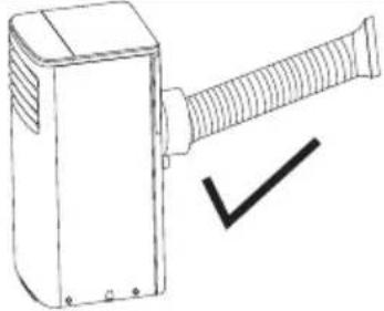 Klarstein Aero Ring Smart - Instalar el tubo de escape en la ventana - 3