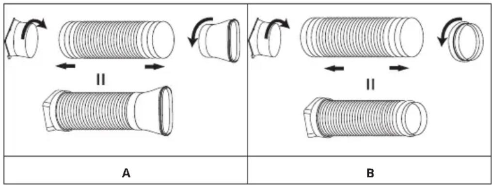 Klarstein Aero Ring Smart - Instrucciones de montaje en conducto - 1
