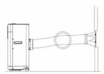 Klarstein Breeze Box Smart - Montaggio del tubo di scarico - 1