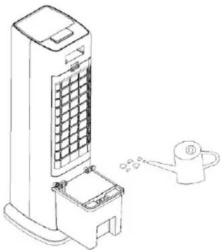 Klarstein Cooltower Smart - LLENADO DEL DEPOSITO DE AGUA - 3