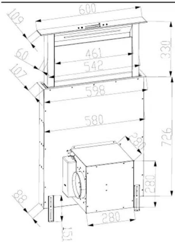Klarstein Victoria Downdraft - INSTALLATION - 1