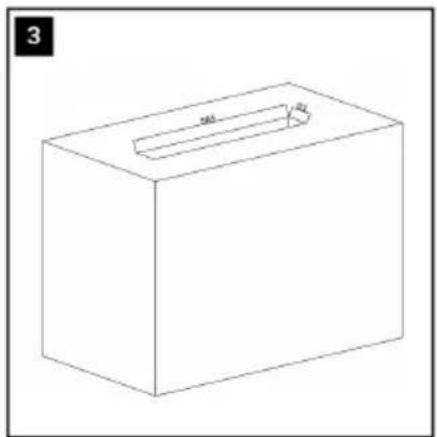Klarstein Victoria Downdraft - Dimensions de montage - 7