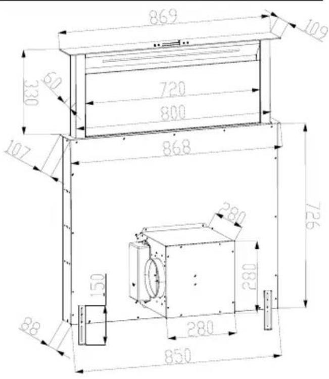 Klarstein Victoria Downdraft - INSTALLATION - 2