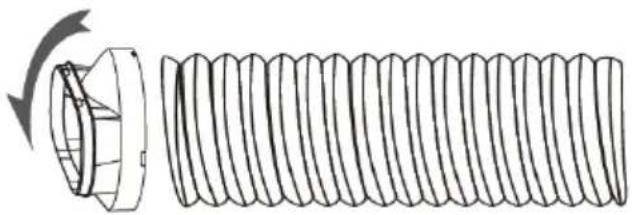 Klarstein AireLux Smart - Attaching the exhaust hose - 2