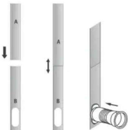 Klarstein AireLux Smart - Fijación de la manguera de escape - 3