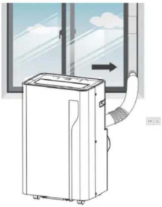 Klarstein AireLux Smart - Anbringen des Abluftschlauchs - 6