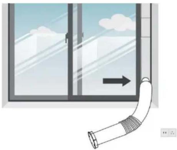 Klarstein AireLux Smart - Anbringen des Abluftschlauchs - 4