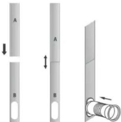 Klarstein AireLux Smart - Fissare il tubo di scarico - 3