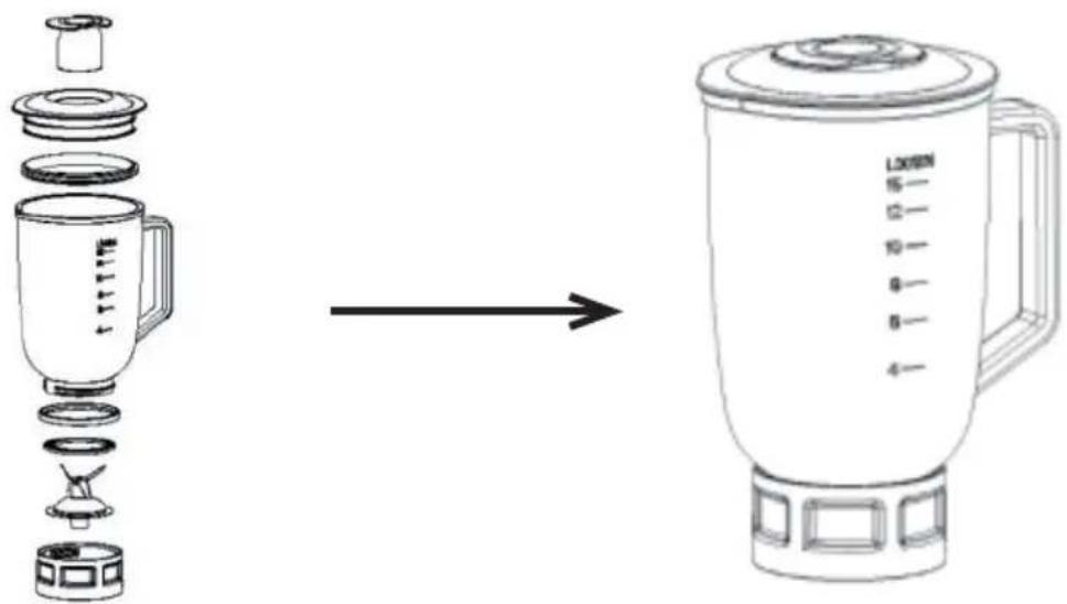 Klarstein Renata - Usage of glass blender cup - 1