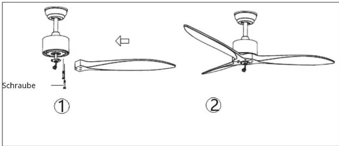 Klarstein Sky Breeze Smart - Montage der Rotorblätter - 1