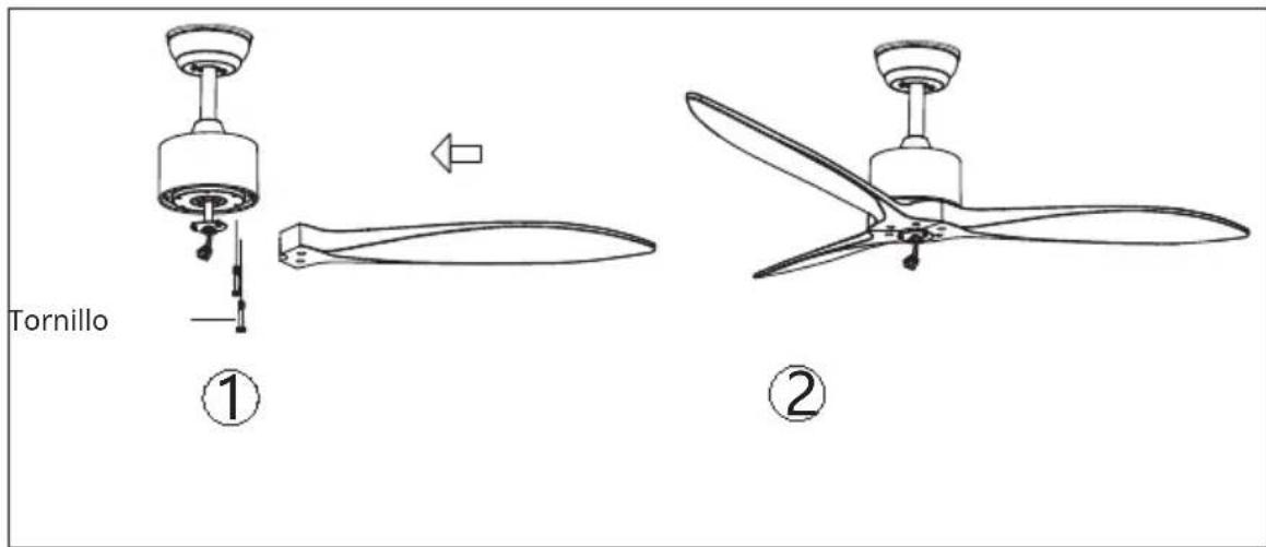 Klarstein Sky Breeze Smart - Montaje de las aspas - 1