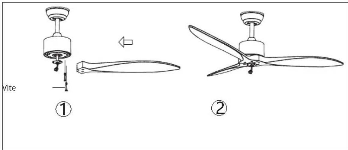 Klarstein Sky Breeze Smart - Montaggio della lama - 1