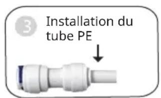 Klarstein PuraFina - Déconnexion et connexion du tube PE et du raccord rapide - 3