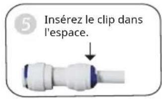 Klarstein PuraFina - Déconnexion et connexion du tube PE et du raccord rapide - 5