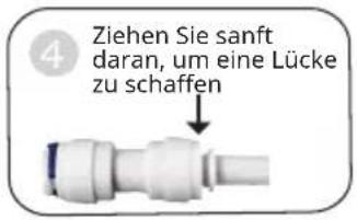 Klarstein PuraFina - Trennen und Verbinden von PE-Rohr und Schnellkupplung - 4