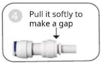 Klarstein PuraFina - Disconnect and connect of PE pipe and quick connector - 4