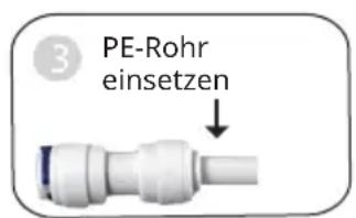 Klarstein PuraFina - Trennen und Verbinden von PE-Rohr und Schnellkupplung - 3
