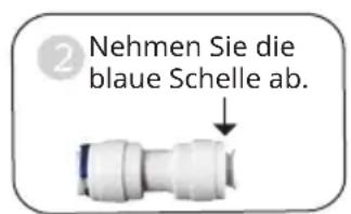 Klarstein PuraFina - Trennen und Verbinden von PE-Rohr und Schnellkupplung - 2