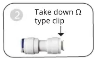 Klarstein PuraFina - Disconnect and connect of PE pipe and quick connector - 2