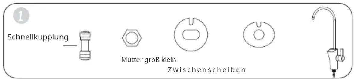 Klarstein PuraFina - Einbau des Wasserhahns - 1