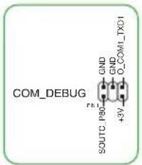 ASUS PRO H610T-CSM - Connecteur debug série (COM) - 2