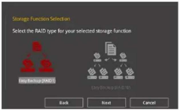 ASUS ROG Maximus XI Hero - Création d'un volume RAID - 5