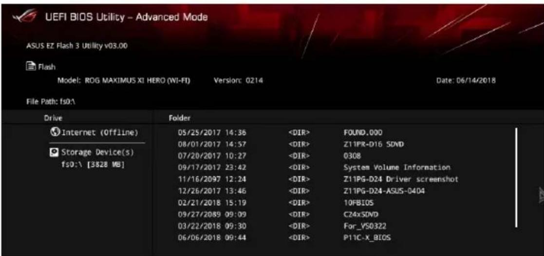 ASUS ROG Maximus XI Hero - Pour mettre à jour le BIOS par USB : - 2