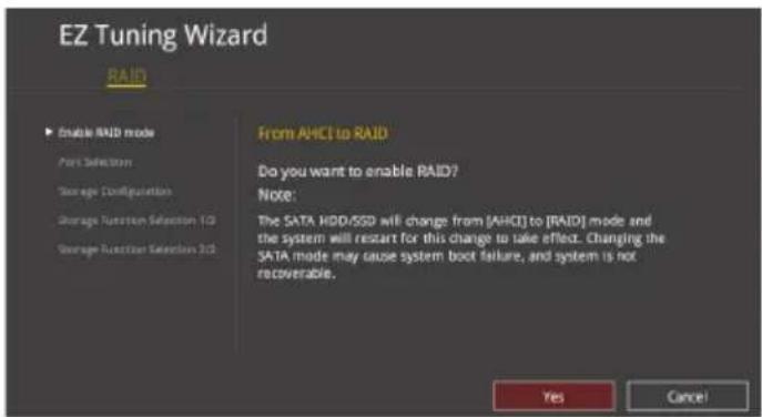 ASUS ROG Maximus XI Hero - Création d'un volume RAID - 2