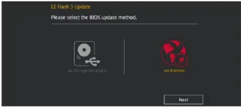 ASUS ROG Maximus XI Hero - Pour mettre à jour le BIOS par Internet : - 1