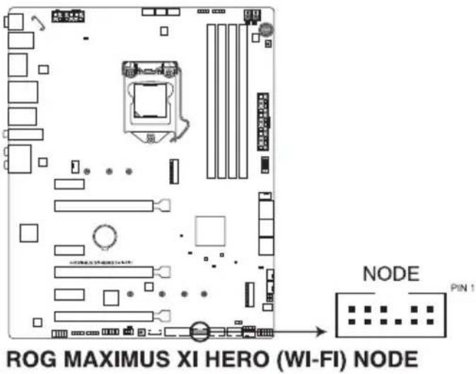 ASUS ROG Maximus XI Hero - Connecteur Node (12-1 pin NODE) - 1