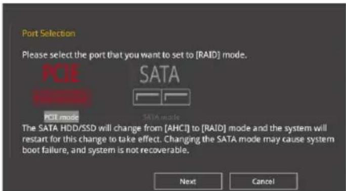 ASUS ROG Maximus XI Hero - Création d'un volume RAID - 3