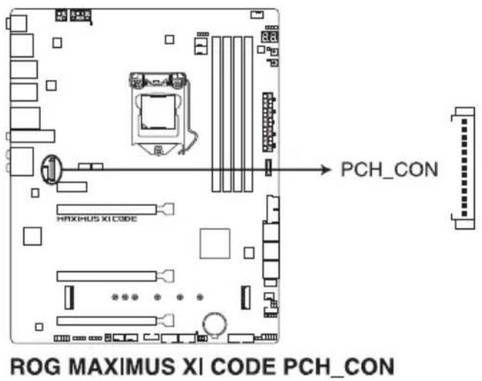 ASUS ROG Maximus XI Code - Connecteur LED PCH (13-pin PCH\_CON) - 1