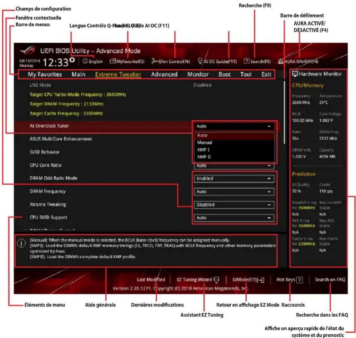 ASUS ROG Maximus XI Code - Advanced Mode (Mode avancé) - 2