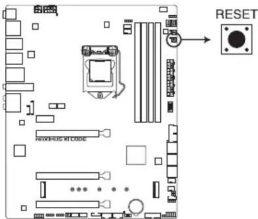 ASUS ROG Maximus XI Code - Bouton de réinitialisation (RESET) - 1