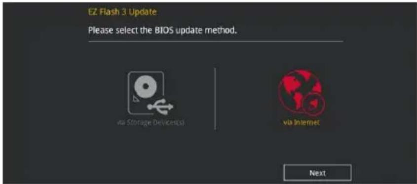 ASUS ROG Maximus XI Code - Pour mettre à jour le BIOS par Internet : - 1