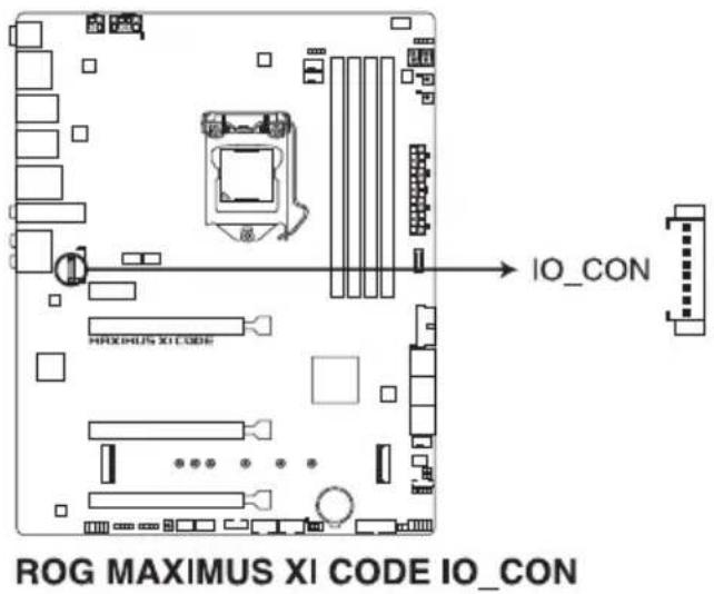 ASUS ROG Maximus XI Code - Connecteur LED IO (8-pin IO\_CON) - 1