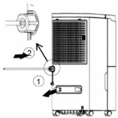 Klarstein DryFy Smart - Setting up continuous water drainage (10034434, 10034435, 10045540, 10045541) - 4