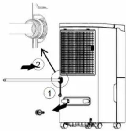 Klarstein DryFy Smart - Setting up continuous water drainage (10034434, 10034435, 10045540, 10045541) - 1