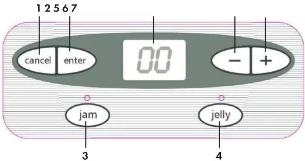 Klarstein Jam Session - PANEL DE CONTROL - 1