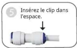 Klarstein PureLine - Déconnexion et connexion du tube PE et du raccord rapide - 5
