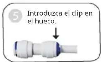 Klarstein PureLine - Separar y conectar el tubo PE y el acoplamiento rápido. - 5