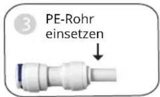 Klarstein PureLine - Trennen und Verbinden von PE-Rohr und Schnellkupplung - 3
