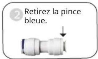 Klarstein PureLine - Déconnexion et connexion du tube PE et du raccord rapide - 2