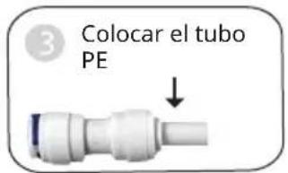 Klarstein PureLine - Separar y conectar el tubo PE y el acoplamiento rápido. - 3