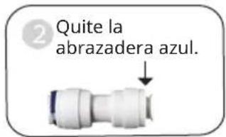 Klarstein PureLine - Separar y conectar el tubo PE y el acoplamiento rápido. - 2
